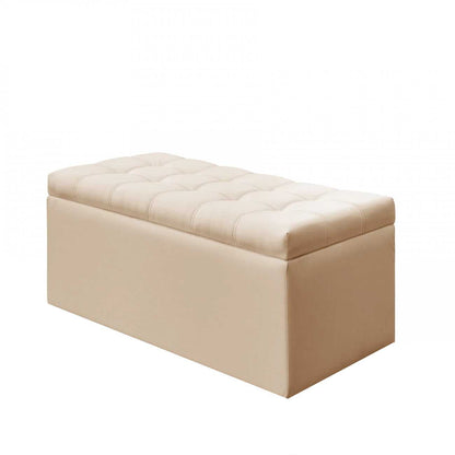 Baúl Organizador 90x40x40cm Sintético - Beige - Banzay