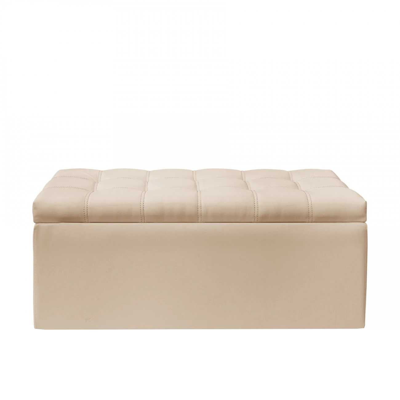 Baúl Organizador 90x40x40cm Sintético - Beige - Banzay