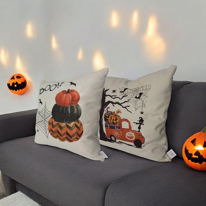 Funda Halloween Calabazas