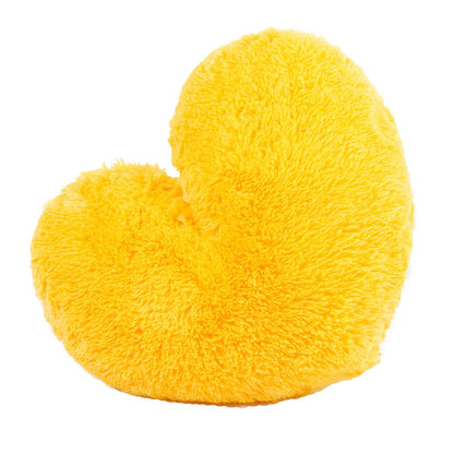 Cojín Peludo Corazón - Amarillo - Banzay