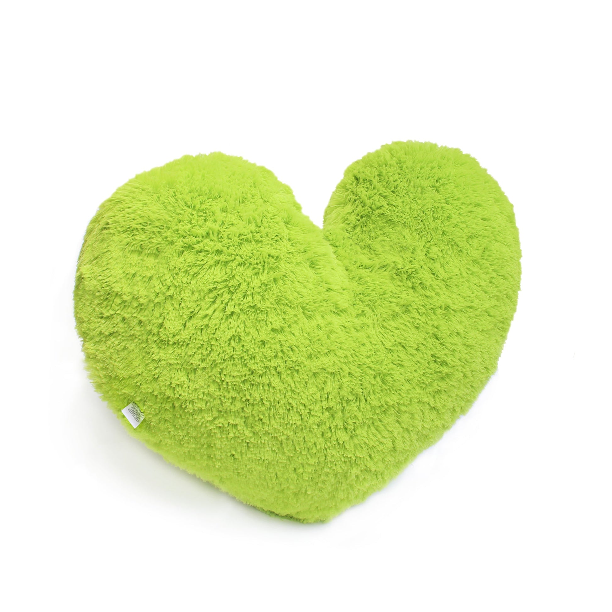 Cojín Peludo Corazón - Verde - Banzay