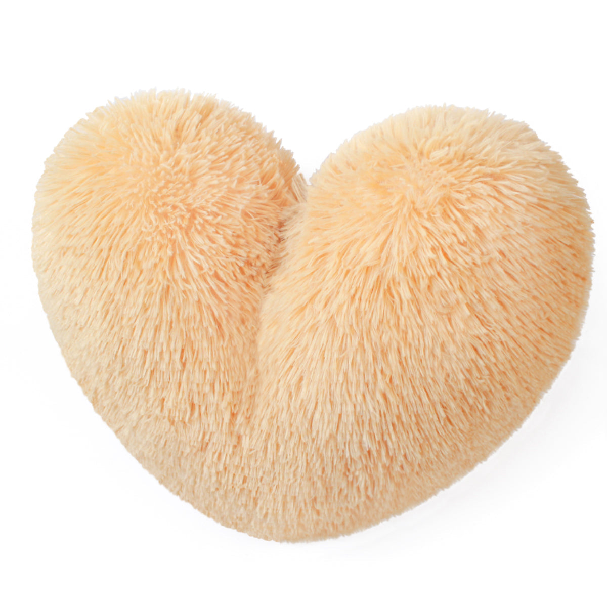 Cojín Peludo Corazón - Beige - Banzay