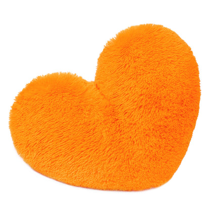 Cojín Peludo Corazón - Naranja - Banzay