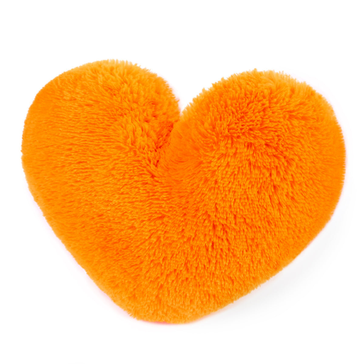 Cojín Peludo Corazón - Naranja - Banzay