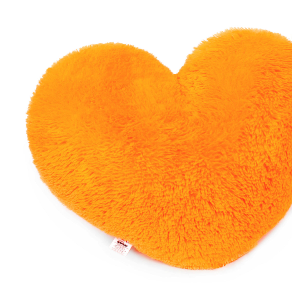 Cojín Peludo Corazón - Naranja - Banzay