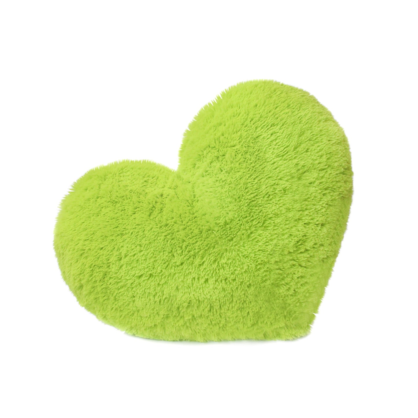 Cojín Peludo Corazón - Verde - Banzay