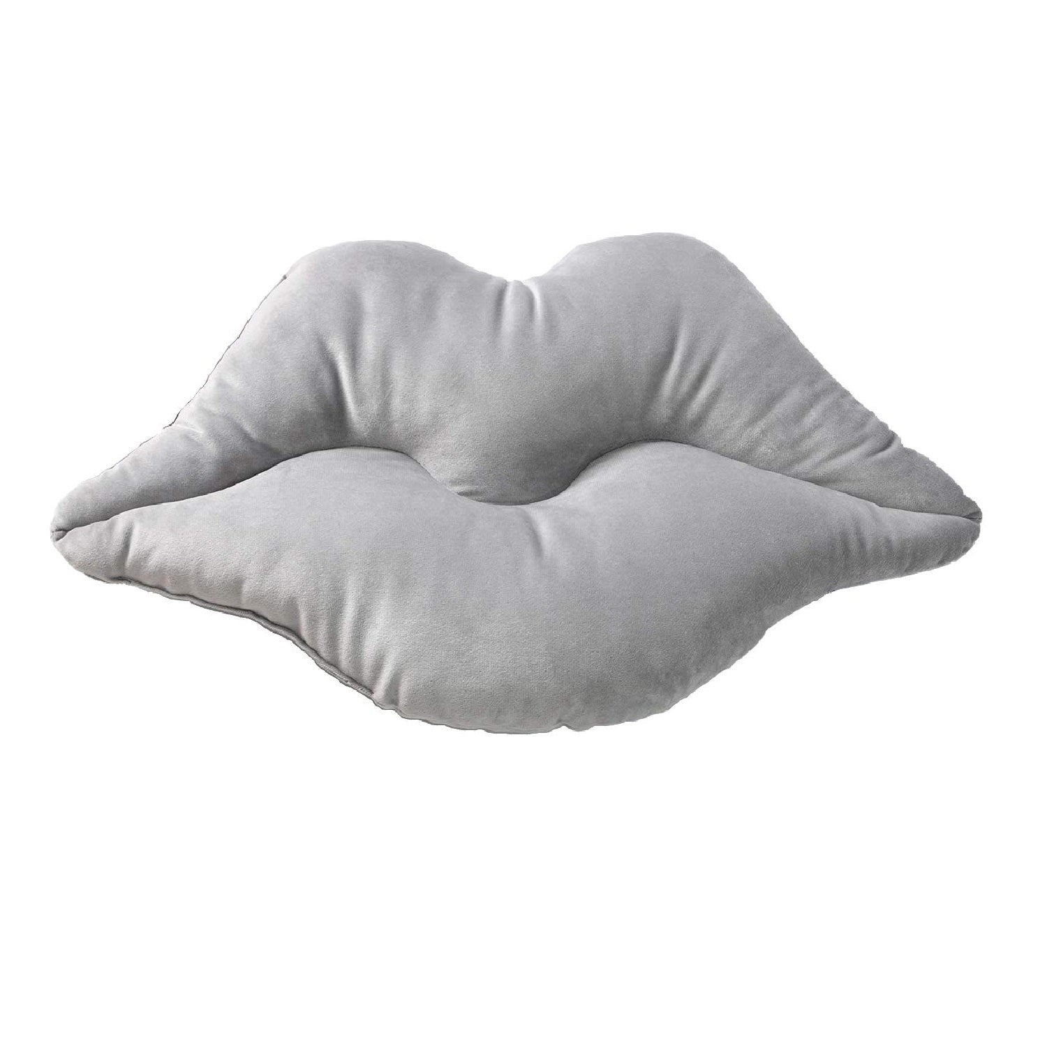 Cojín Labios Beso - Gris – Banzay