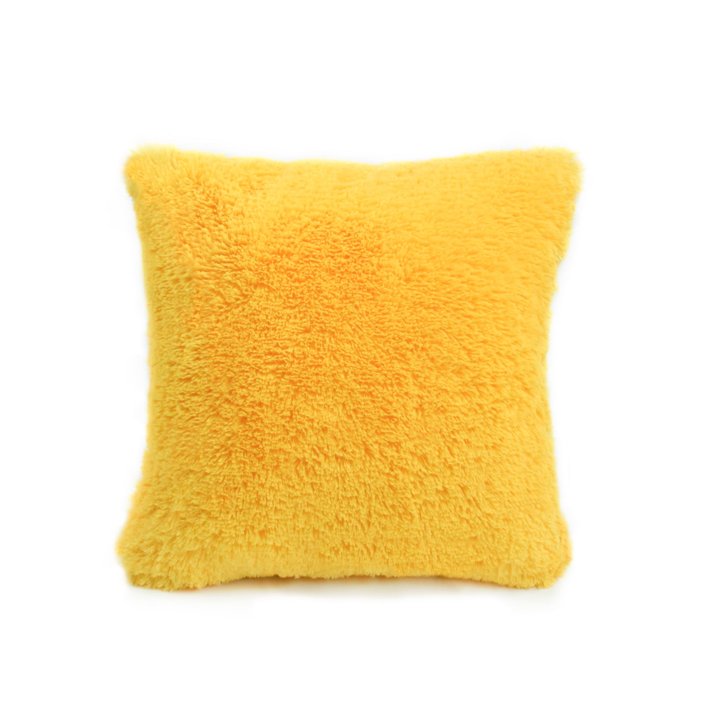 Funda Para Cojín Peludo - Amarillo