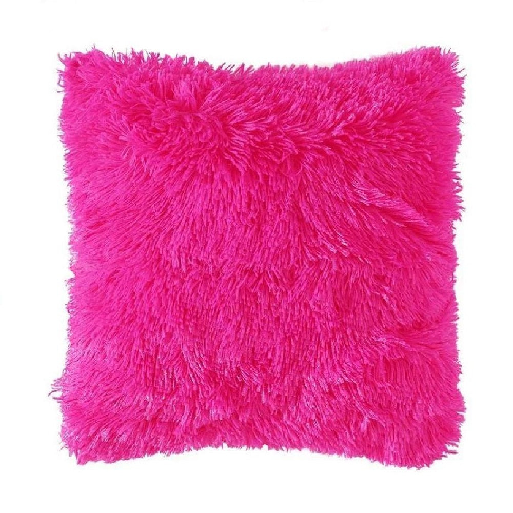 Funda Para Cojín Peludo - Fucsia