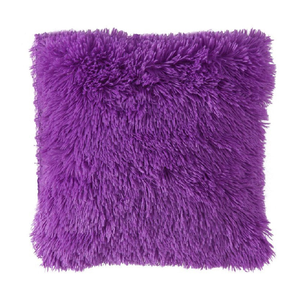 Funda Para Cojín Peludo - Morado - Banzay