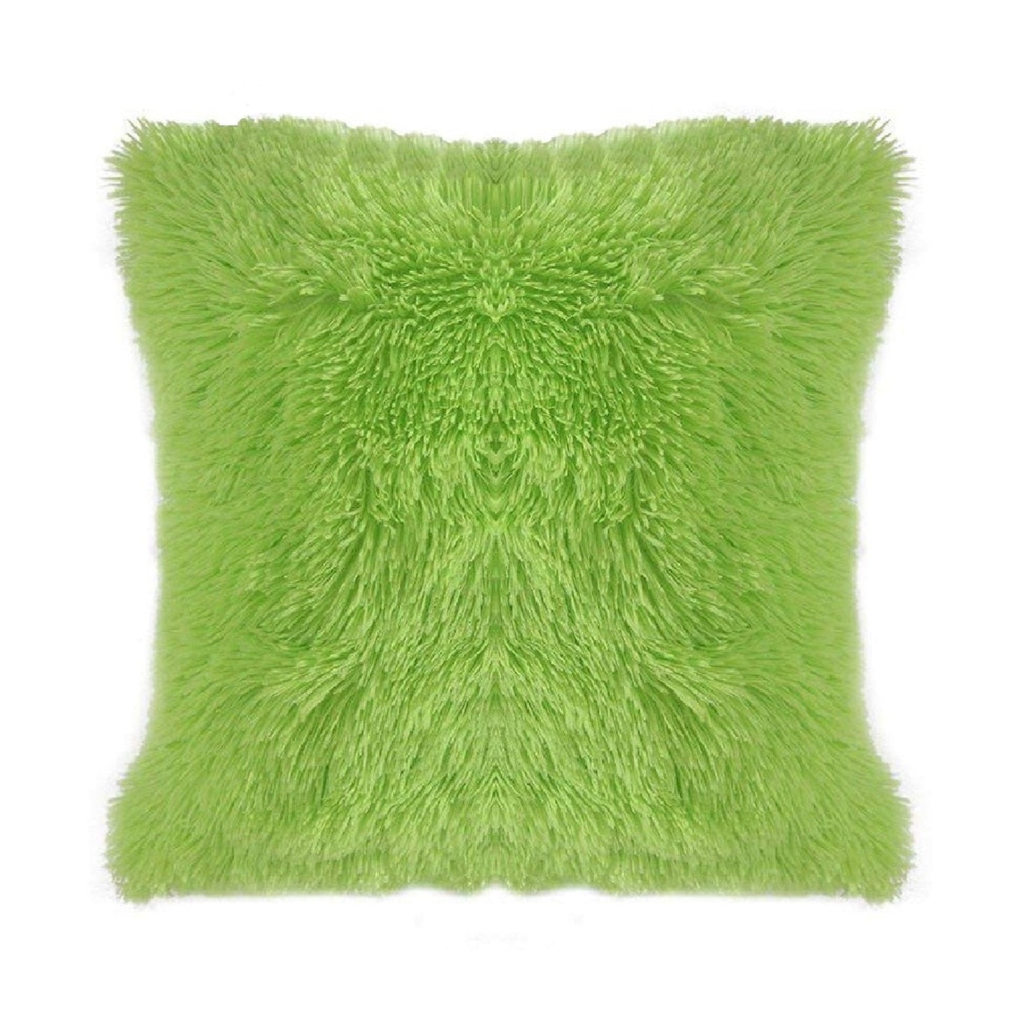 Funda Para Cojín Peludo - Verde Limón