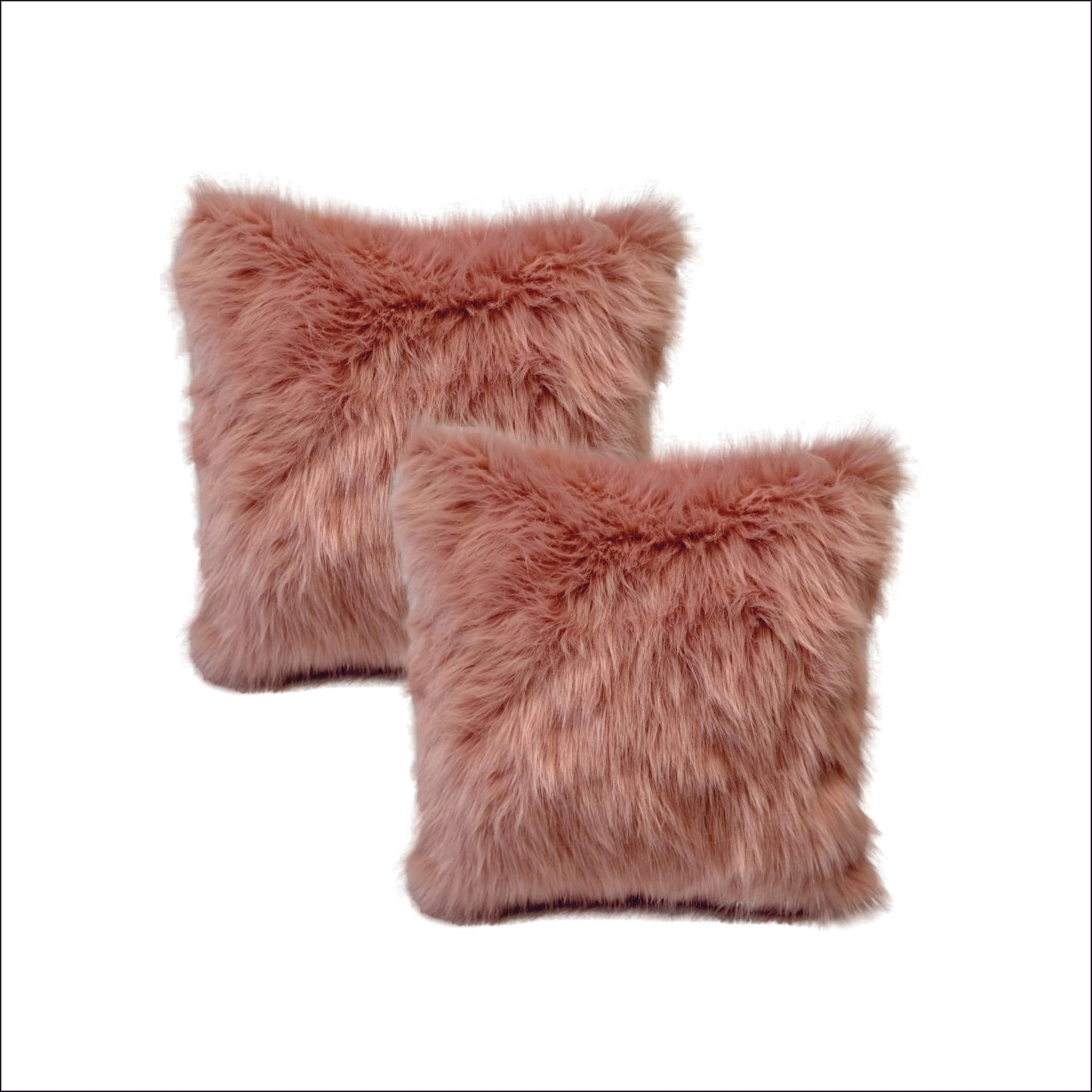 Funda Para Cojin Peluche Largo - Palo de Rosa