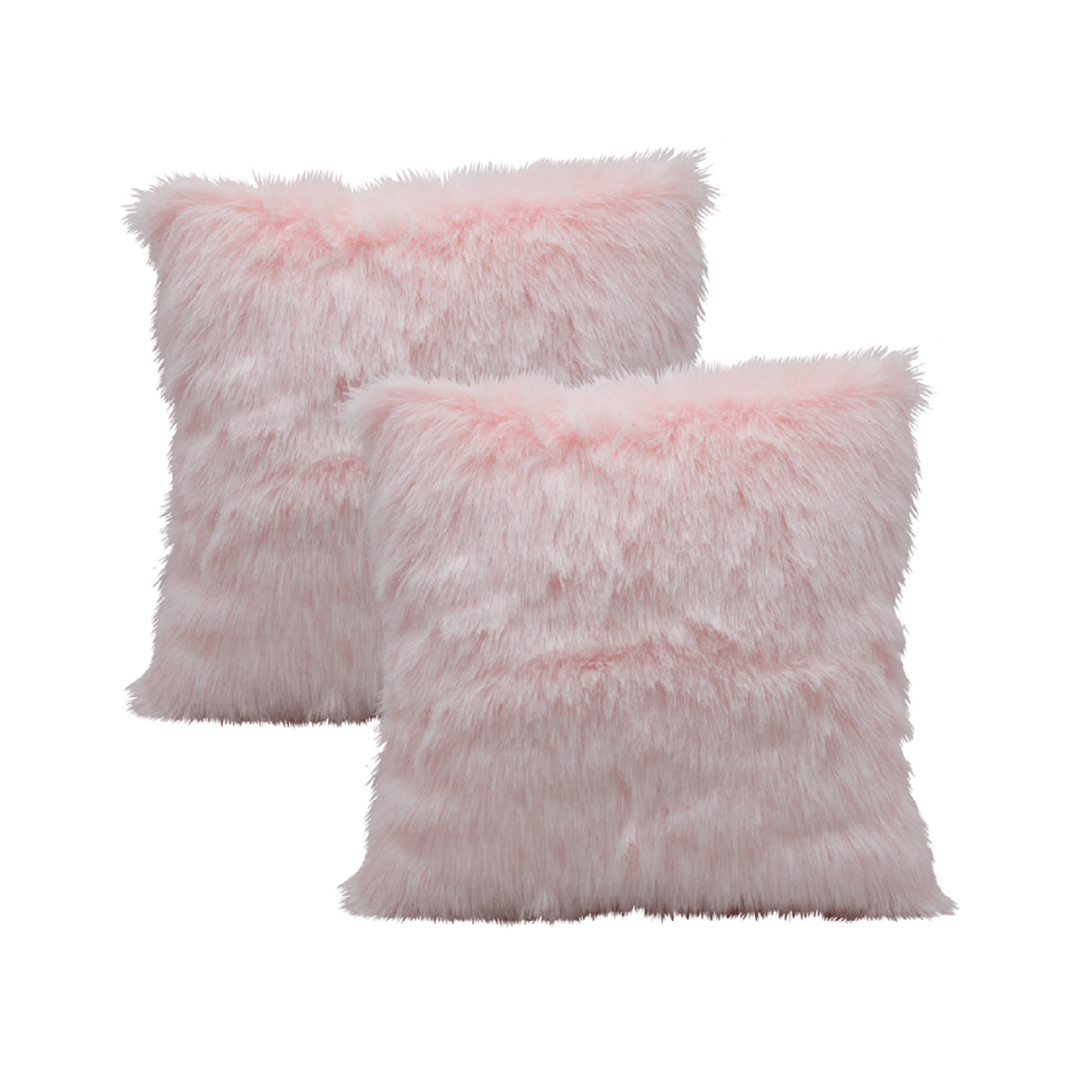 Funda Para Cojin Peluche Largo - Rosa