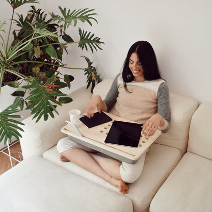 Soporte Ventilación Con Almohadillas para Computador Portatil - Banzay